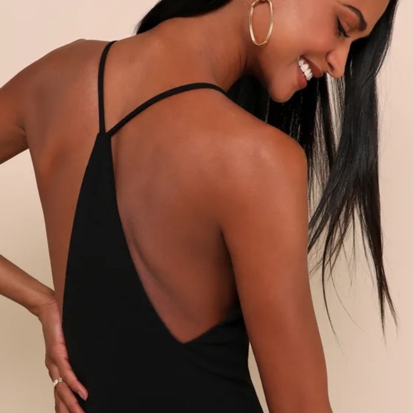 Lulu's Classic Black Maxi Dress - Picture 5 of 5